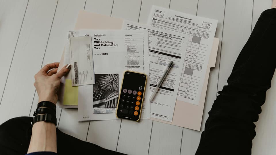 Formal documents arranged for review